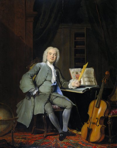 Portrait of a Member of the Van der Mersch Family, 1736 by Cornelis Troost
