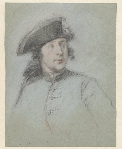 Portrait of Ludolf Bakhuysen the Younger by Cornelis Troost