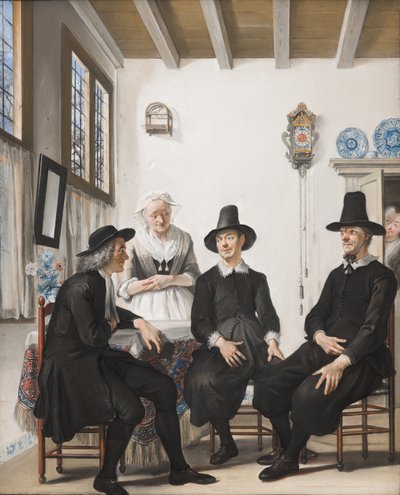 Saartje Jans is Asked for Her Hand in Marriage by Cornelis Troost