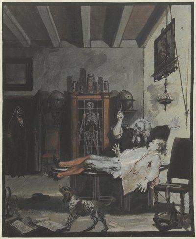 Scene from the Comedy Krispijn Medicijn by Cornelis Troost