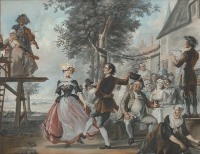 The Wedding of Kloris and Roosje by Cornelis Troost
