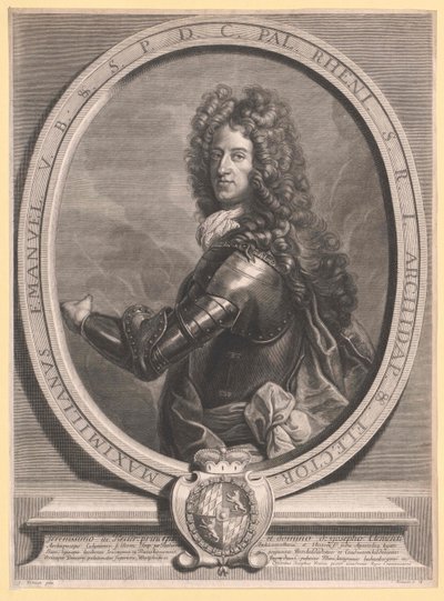 Elector Maximilian II Emanuel of Bavaria (engraving) by Cornelis Vermeulen