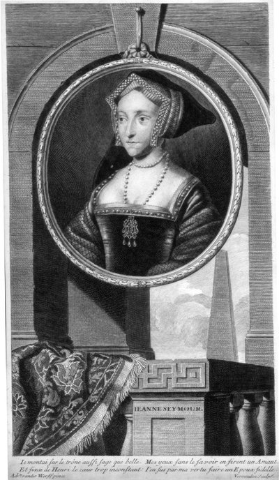 Jane Seymour, Queen Consort of England and Third Wife of Henry VIII by Cornelis Vermeulen