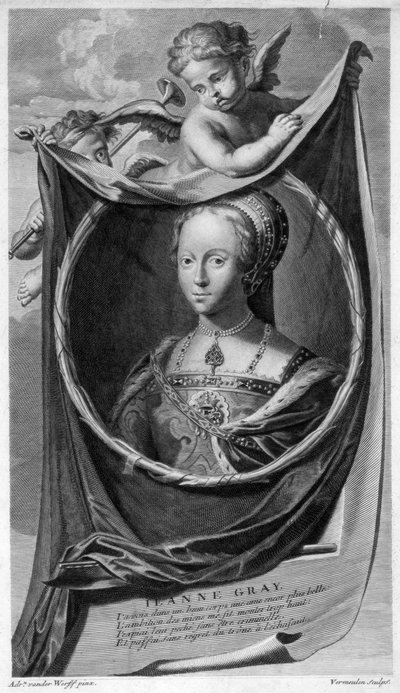 Lady Jane Grey, Queen of England by Cornelis Vermeulen