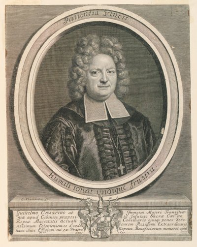 Portrait of Guilielmo Caesarino by Cornelis Vermeulen