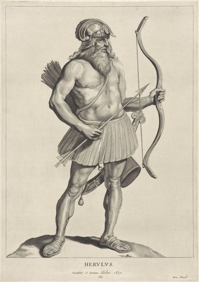 Heruli (Ancient Peoples Living Here) by Cornelis Visscher (II)