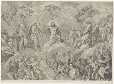 Last Judgment (Upper Plate) by Cornelis Visscher (II)