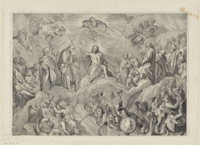 Last Judgment (Upper Plate) by Cornelis Visscher (II)