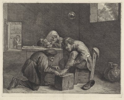 Man with a Doctor by Cornelis Visscher (II)