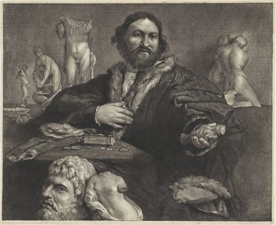 Portrait of the Collector Andrea Odoni by Cornelis Visscher (II)