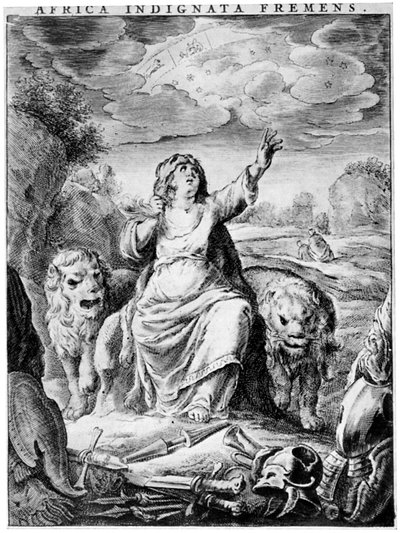 Allegorical view of Africa, early 17th century 1926 by Cornelis Visscher