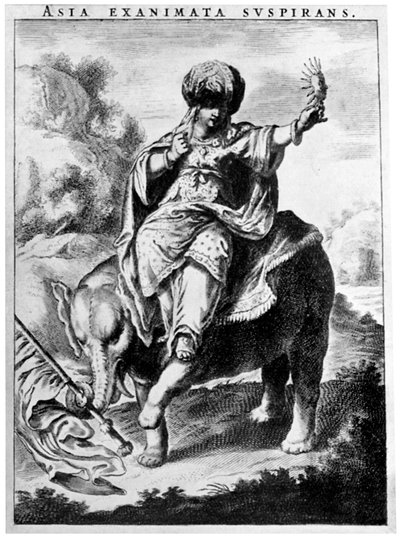 Allegorical View of Asia by Cornelis Visscher