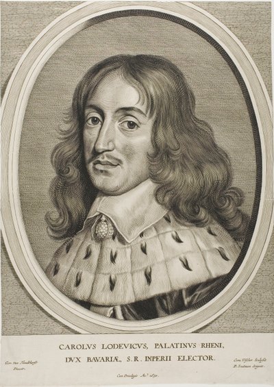 Charles Louis, Count Palatine, from Effigies Variae by Cornelis Visscher