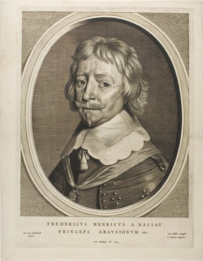 Frederic Henry, Prince of Orange, from Nine Portraits by Cornelis Visscher