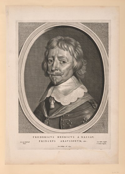 Frederick Henry, Prince of Orange, from Nine Portraits by Cornelis Visscher