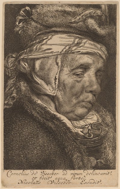 Head of an Old Woman (Visscher