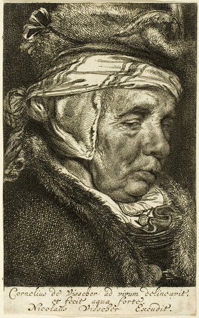 Head of an Old Woman (so-called portrait of Visscher