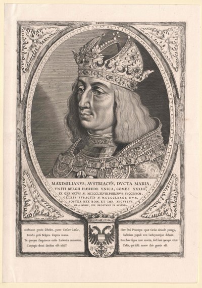 Holy Roman Emperor Maximilian I by Cornelis Visscher
