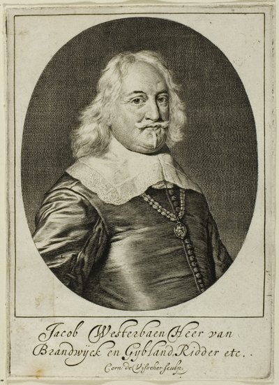 Jacob Westerbaen, Lord of Brandwijk by Cornelis Visscher