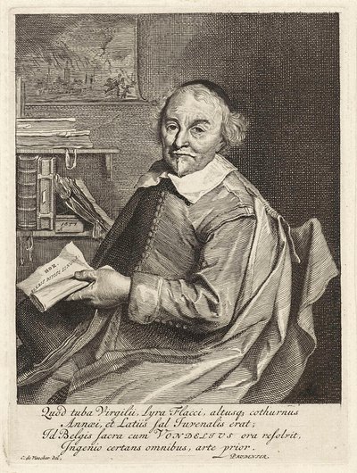Joost van den Vondel, pub. 1657 by Cornelis Visscher