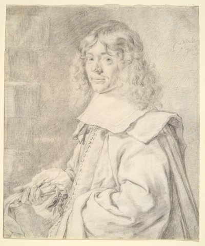 Portrait of a Young Man by Cornelis Visscher