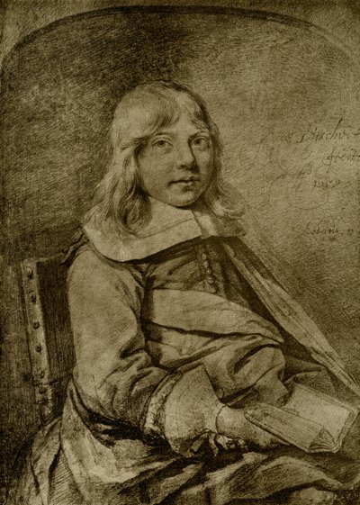 Portrait of an Eleven Year Old Boy by Cornelis Visscher