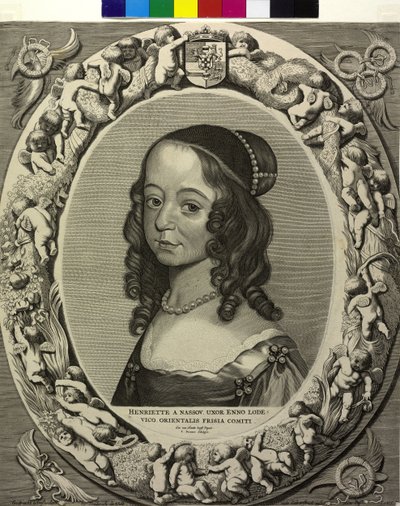 Princess of Orange Henriette Katharina by Cornelis Visscher