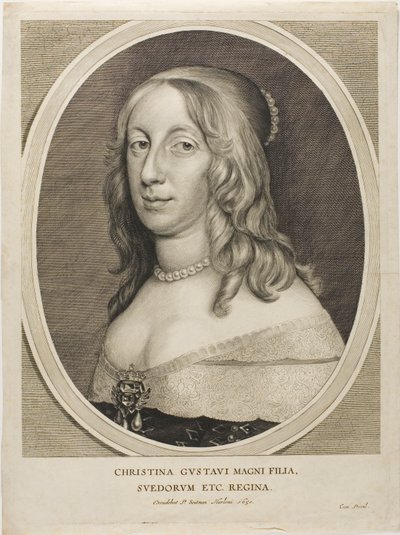 Queen Christina of Sweden by Cornelis Visscher