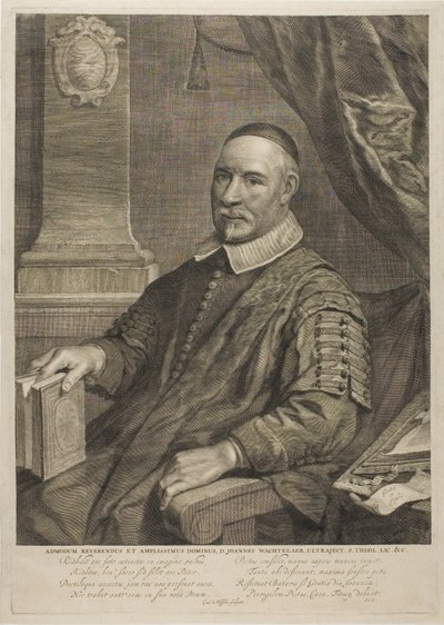 Rev. D. Johannes Wachterlaer of Utrecht by Cornelis Visscher