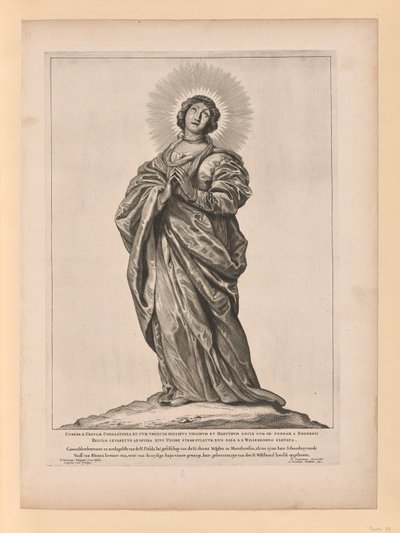 Saint Cunera, from Saints of the North and South Netherlands by Cornelis Visscher