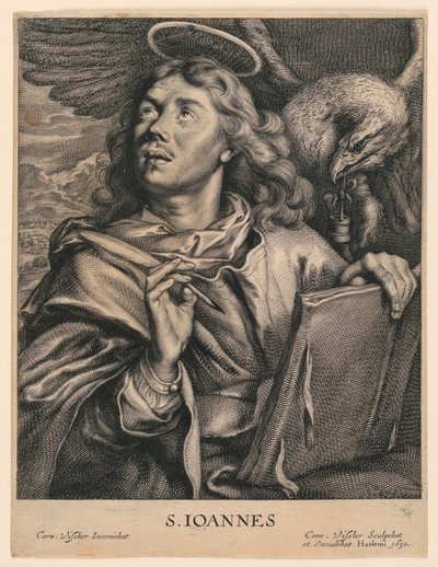 St. John the Evangelist by Cornelis Visscher