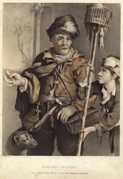 The Rat Catcher by Cornelis Visscher