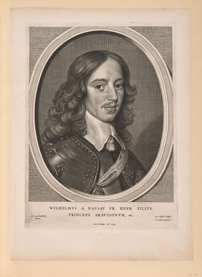 William II, Prince of Orange, from Nine Portraits by Cornelis Visscher