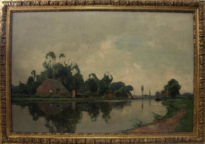 The Amstel near Ouderkerk by Cornelis Vreedenburgh