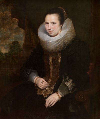 Elisabeth Hoegaerts by Cornelis de (attr. to) Vos