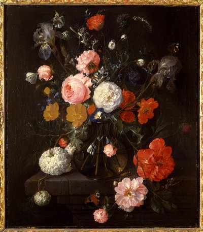 Vase with Flowers by Cornelis de Heem