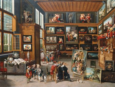 A Spacious Entrance Hall with Pictures, Collectors