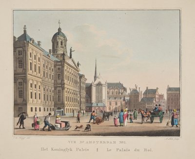 View of Amsterdam No.1. The Royal Palace by Cornelis de Kruyff