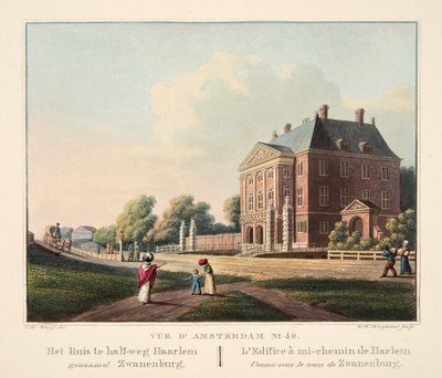 View of Amsterdam No.40. The House halfway to Haarlem called Zwanenburg by Cornelis de Kruyff