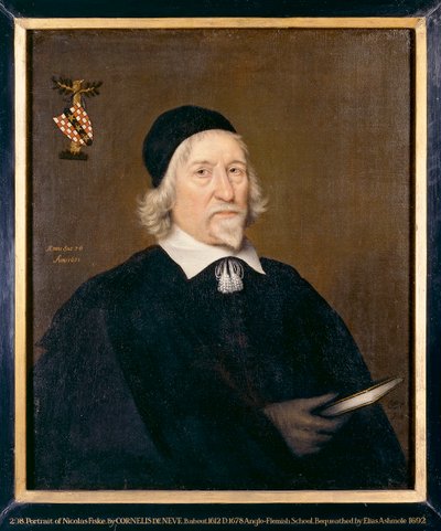 Portrait of a Man, called Nicholas Fiske, 1651 by Cornelis de Neve