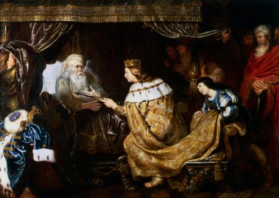 David Presenting the Sceptre to Solomon, early 17th century by Cornelis de Vos