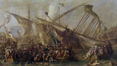 Boarding by Cornelis de Wael