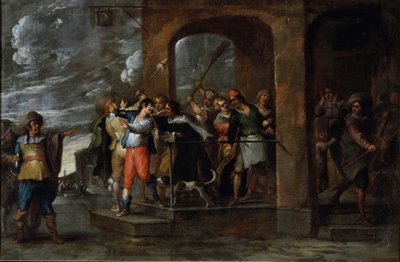 History of the prodigal son: expulsion by Cornelis de Wael