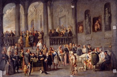 To visit the sick, from the Seven Works of Mercy by Cornelis de Wael