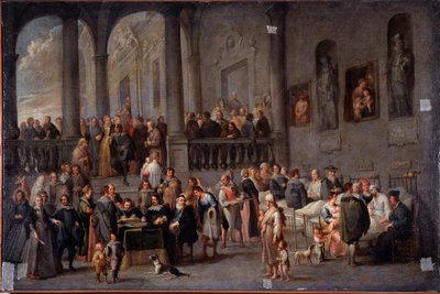 Visit the Sick People by Cornelis de Wael