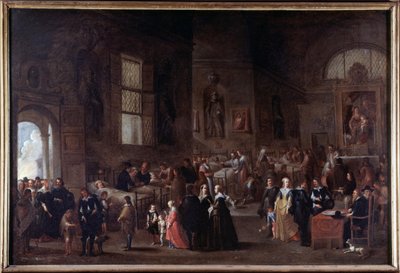 Works of Mercy: To Visit the Sick by Cornelis de Wael