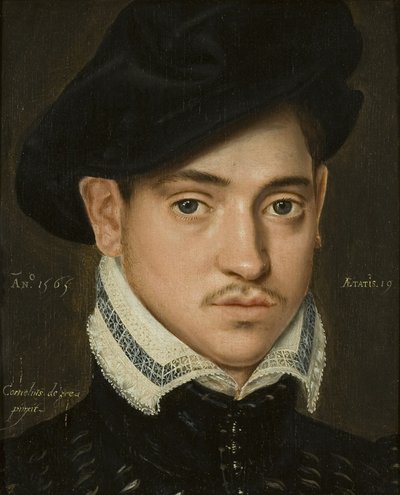 Portrait of a Young Man by Cornelis de Zeeu