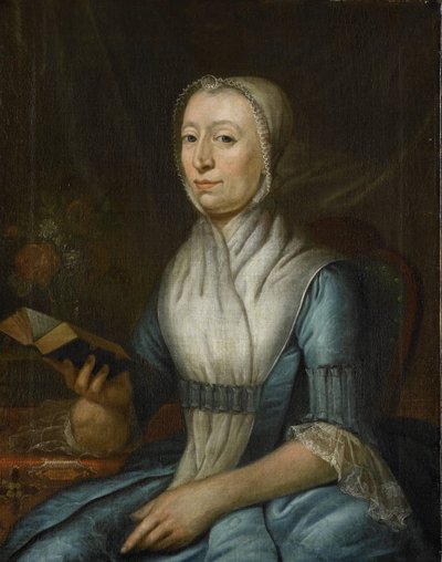 Portrait of Eva Goudriaan-de Veer by Cornelis van Cuylenburgh (II)