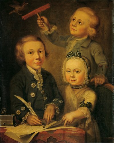 Portrait of the Children of Barend Goudriaan by Cornelis van Cuylenburgh (II)