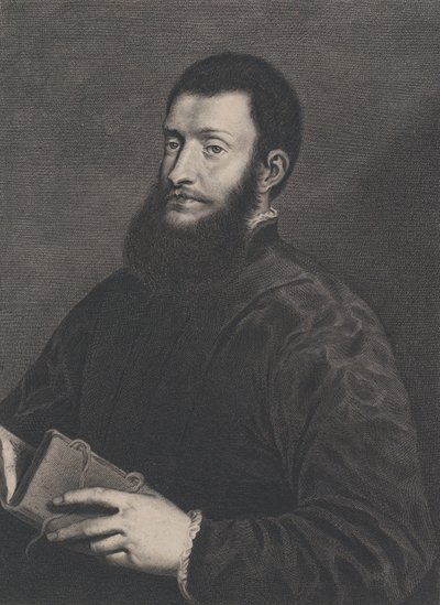 Portrait of Pietro Aretino by Cornelis van Dalen II